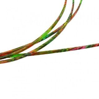 Musiclily 1650mm ABS Celluloid Binding Purfling Strip for Acoustic Guitar, Red and Green Musical Instruments
