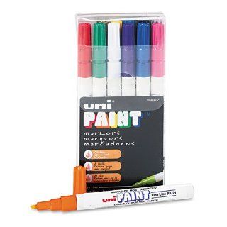 Sanford   uni Paint Markers, Fine Point, Assorted, 12/Set   Sold As 1 Set   Oil based markers are ideal for decorating, painting, personalizing almost any surface. 