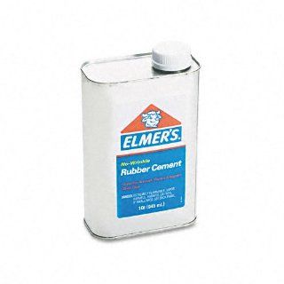 Elmer`s  Rubber Cement, Repositionable, 1 Qt    Sold as 2 Packs of   1   /   Total of 2 Each 