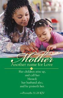 African American Mother's Day Bulletin 2010, Regular Size (Package of 50) Her children arise up, and call her blessed; her husband also, and he praiseth her.  Proverbs 3128 (9780687467051) Books