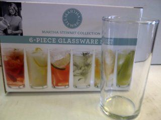 Martha Stewart Collection 6 Piece 5 Ounce Juice & Bar Glassware Set, Commmonly Used for Juices, These Glasses Can Also Be Used to Serve Liquor Neat or on the Rocks. For a Bit of Informal Charm, Serve Wine in Them, as is Frequently done in Europe. Mart