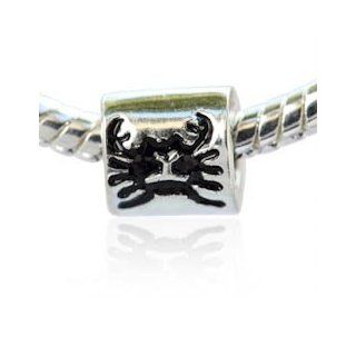 Zodiac Sign Cancer European Bead Pandora Style Chamilia Troll Biagi Bead Charms Jewelry