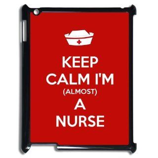 Keep Calm I'm almost a Nurse red design Protective Back Case Cover for Ipad 3 Cell Phones & Accessories