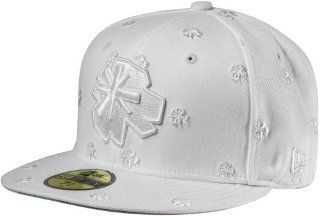 Almost Wonderland New Era Fitted Hat   Size 7.375   White Sports & Outdoors