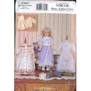 Vogue 7442   18 Inch Heirloom Doll Clothes   Early 1900s (Vogue Doll Collection, Also sold as Vogue 760) Teresa Layman Designs Books