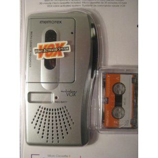 Memorex MB2186A Micro Cassette Player Voice Recorder VOX Voice Activated  Microcassette Recorders   Players & Accessories