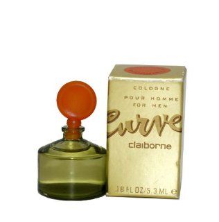 CURVE by Liz Claiborne for MEN COLOGNE .18 OZ MINI (note* minis approximately 1 2 inches in height)  Perfumes For Men  Beauty