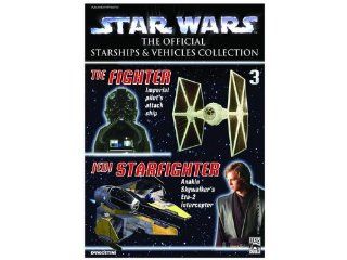 Star Wars The Official Starships & Vehicles Collection 3 Tie Fighter/Jedi Starfighter 2 Pack Toys & Games