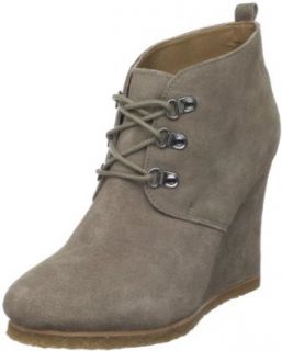 Steve Madden Women's Tanngoo Wedge Boot,Chestnut Suede,10 M US Shoes