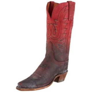 1883 by Lucchese Women's N8672 5/4 Western Boot,Stonewash Red Burnish,6 B(M)US Shoes