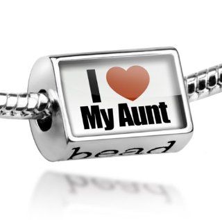 Beads "I Love My Aunt"   Pandora Charm & Bracelet Compatible NEONBLOND Jewelry & Accessories Jewelry