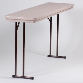 Correll, Inc. Rectangular Folding Table R XXXX XX Size 18 x 72, Color Gray 