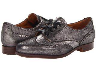 Earthies Treviso Womens Lace Up Wing Tip Shoes (Pewter)