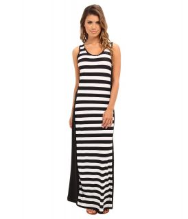 Ninety Stripe Maxi Dress Womens Dress (Black)