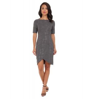 Adrianna Papell Seam Det Tulip Skirt Dress Womens Dress (Gray)