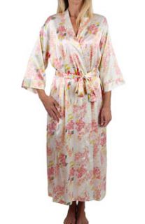 Mystique Intimates 78843 Hydrangea Long Kimono