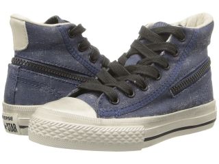 Converse by John Varvatos Chuck Taylor All Star Zip Hi   Painted Canvas Lace up casual Shoes (Gray)
