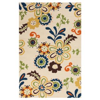 Hand hooked Kim Transitional Floral Indoor/ Outdoor Area Rug (33 X 53)