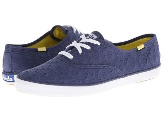 Keds Champion Eyelet Womens Lace up casual Shoes (Navy)