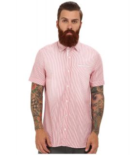 Buffalo David Bitton Sigal Shirt Mens Short Sleeve Button Up (Pink)