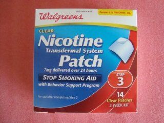 New  Nicotine Trtansdermal System Patch 7mg 14 patches Step 3 Step3 2 Week Kit Compare to Nicoderm CQ Health & Personal Care