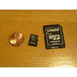 Kingston Digital 16 GB Class 4 microSDHC Flash Card with SD Adapter (SDC4/16GBET) Electronics