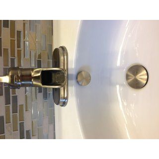 Kohler K 4061 BN Escale Bathroom Sink Overflow Cap, Vibrant Brushed Nickel Finish    