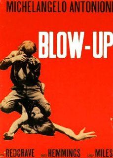 Blow Up Classic Vintage Italian Huge Film PAPER POSTER measures approximately 100x70 cm Greatest Films Collection Directed by Michelangelo Antonioni. Starring Vanessa Redgrave David Hemmings John Castle   Prints