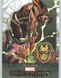 Marvel Beginnings #105 Gorgon (Non Sport Comic Trading Cards)(Upper Deck   2011 Series 1) Toys & Games