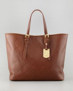 Longchamp LM Cuir Medium Tote Bag, Brown