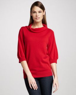 Lauren Hansen Cowl Neck Cashmere Sweater