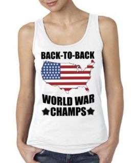 America Back To Back World War Champs Women's Tank Top Tank Top And Cami Shirts