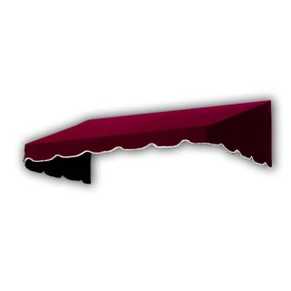 Awntech 8 ft 4 1/2 in Wide x 3 ft Projection Burgundy Slope Window/Door Awning
