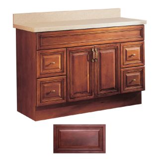 Insignia Ridgefield 48 in x 21 in Burgundy Traditional Bathroom Vanity