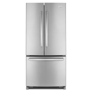 Whirlpool Gold 21.7 cu ft French Door Refrigerator with Single Ice Maker (Monochromatic Stainless Steel) ENERGY STAR