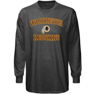 Washington Redskins Heart and Soul Long Sleeve T Shirt   Charcoal