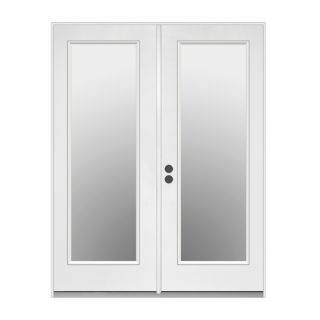 ReliaBilt 71.5 in 1 Lite Glass Steel French Inswing Patio Door