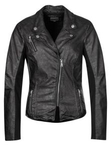 ONLY   UNI   Faux leather jacket   black