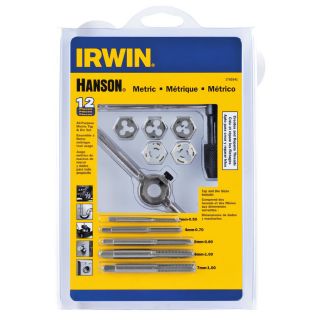 IRWIN 12 Piece Metric Tap and Die Set
