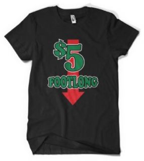 (Cybertela) $5 Footlong Below Men's T shirt Funny Sexual Tee Clothing