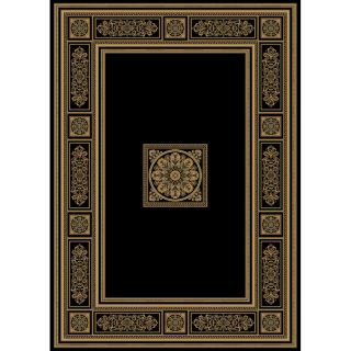 Natco Chateaux 9 ft 10 in x 12 ft 9 in Rectangular Black Transitional Area Rug