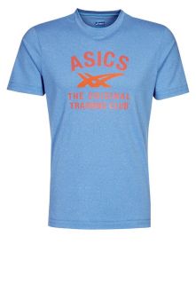 ASICS   Print T shirt   blue