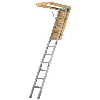 Louisville 10 ft Aluminum Attic Ladder