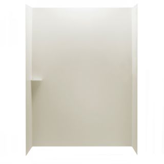 American Standard Ciencia 30 in W x 60 in D x 84 in H Linen Acrylic Shower Wall Surround Side and Back Panels