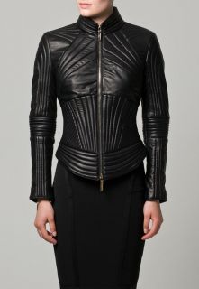 Elisabetta Franchi Leather jacket   black