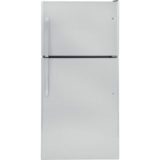 GE 20 cu ft Top Freezer Refrigerator (Stainless Steel) ENERGY STAR
