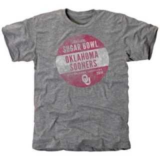 Oklahoma Sooners 2014 Sugar Bowl Bound Vintage Pin T Shirt   Ash