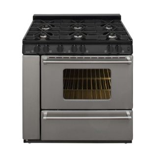 Premier Pro 5 Burner Freestanding 3.9 cu ft Gas Range (Stainless) (Common 36 in; Actual 36 in)