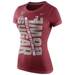 Nike Alabama Crimson Tide Ladies 2014 Sugar Bowl Bound T Shirt   Crimson
