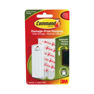 Command Strips and Sawtooth Picture Hanger